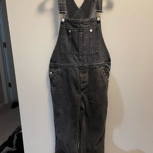Free People black overalls, size 27